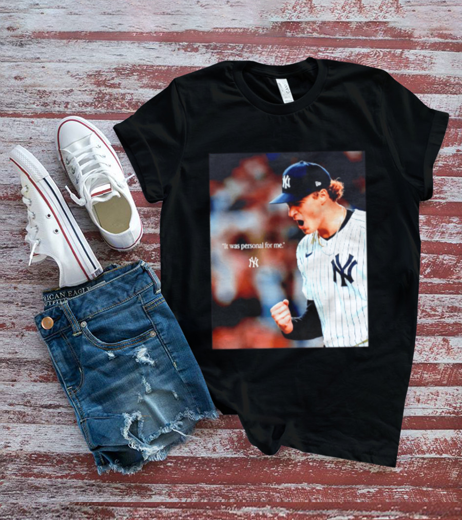 Ben Rice New York Yankees It Was Personal For Me Yankees Baseball T-Shirt