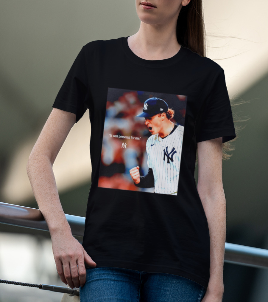 Ben Rice New York Yankees It Was Personal For Me Yankees Baseball T-Shirt