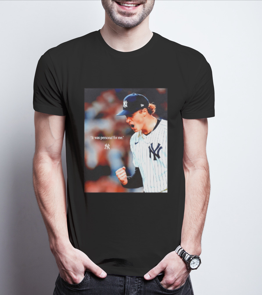 Ben Rice New York Yankees It Was Personal For Me Yankees Baseball T-Shirt