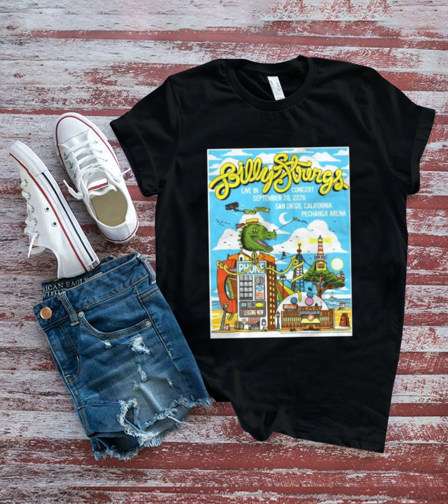 Billy Strings Live In Concert September 28 2026 San Diego Pechanga Arena T-Shirt