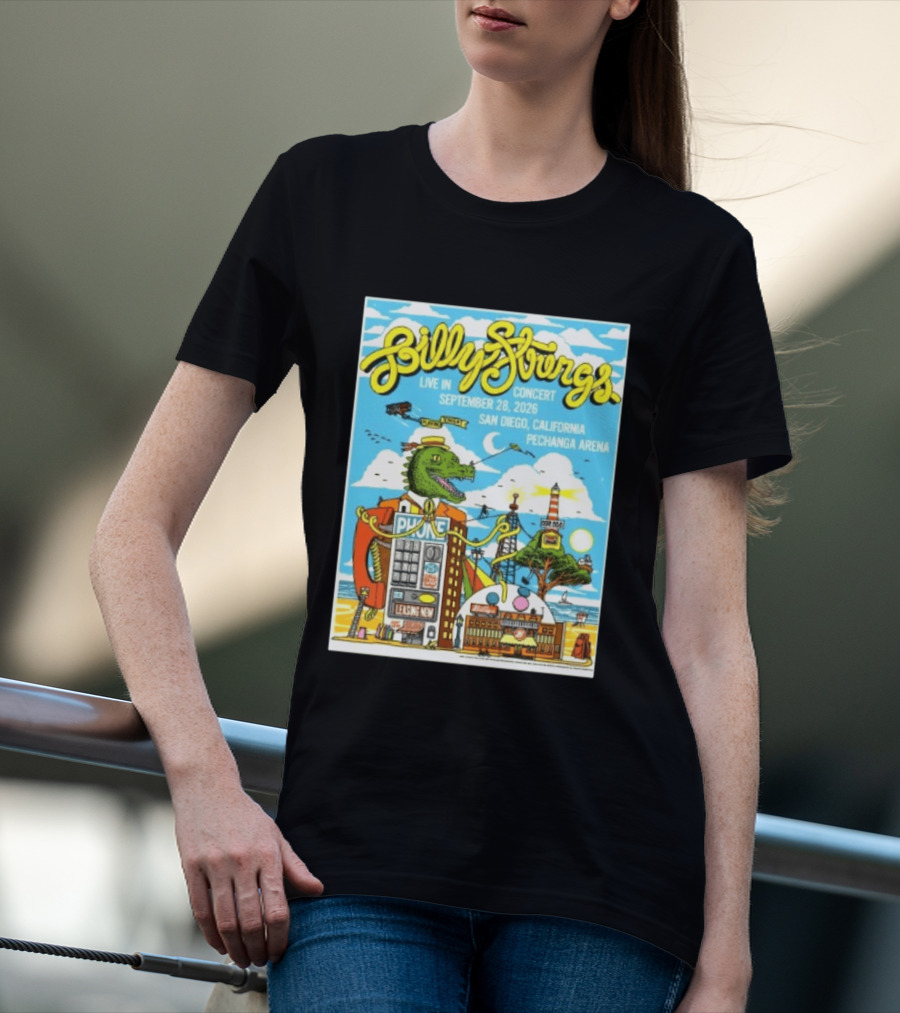 Billy Strings Live In Concert September 28 2026 San Diego Pechanga Arena T-Shirt