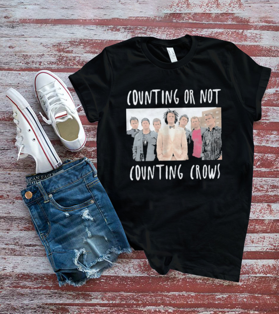 Counting Or Not Counting Crows Band Visual T-Shirt