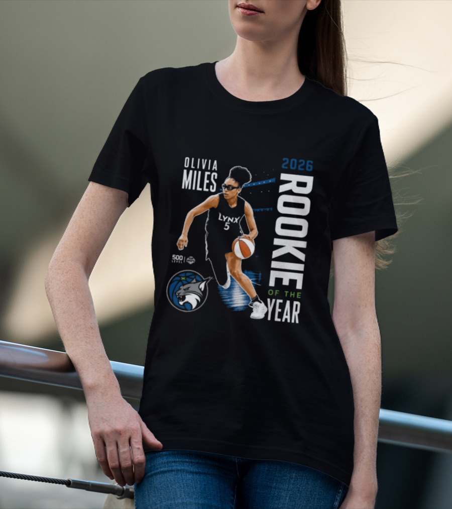Olivia Miles Lynx 2026 Rookie Of The Year Basketball Legend T-Shirt