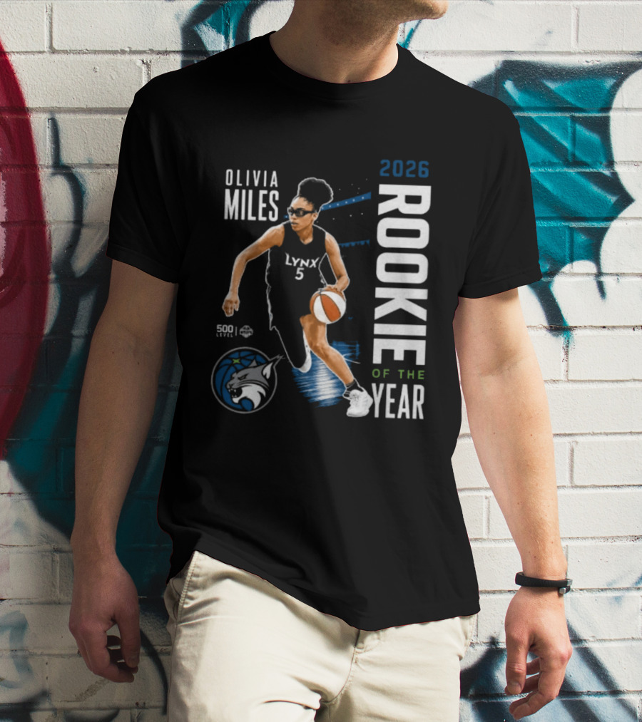 Olivia Miles Lynx 2026 Rookie Of The Year Basketball Legend T-Shirt