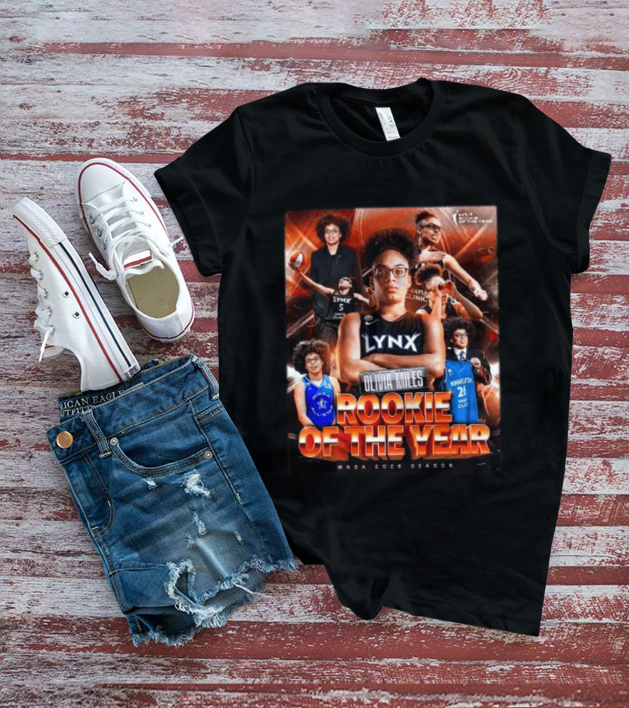 Olivia Miles Rookie Of The Year Lynx WNBA 2026 Season T-Shirt