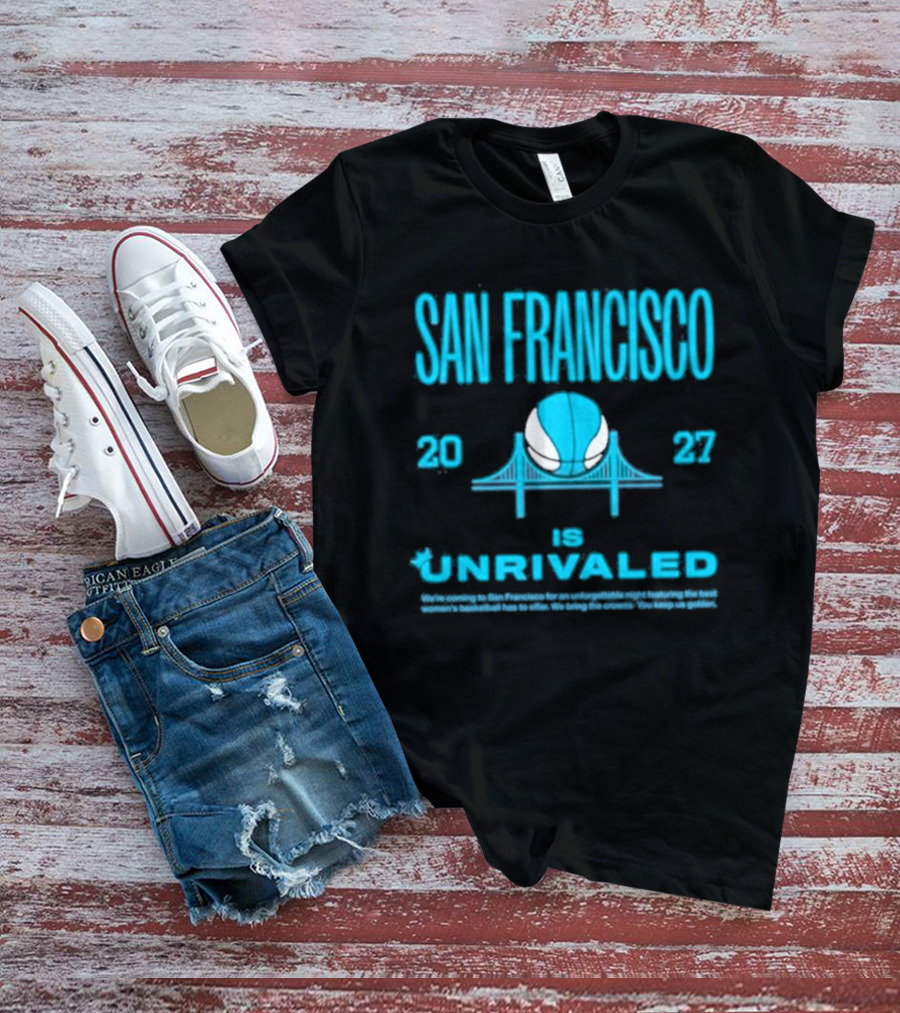 San Francisco 2023 Unrivaled Season 3 Bus Tour T-Shirt