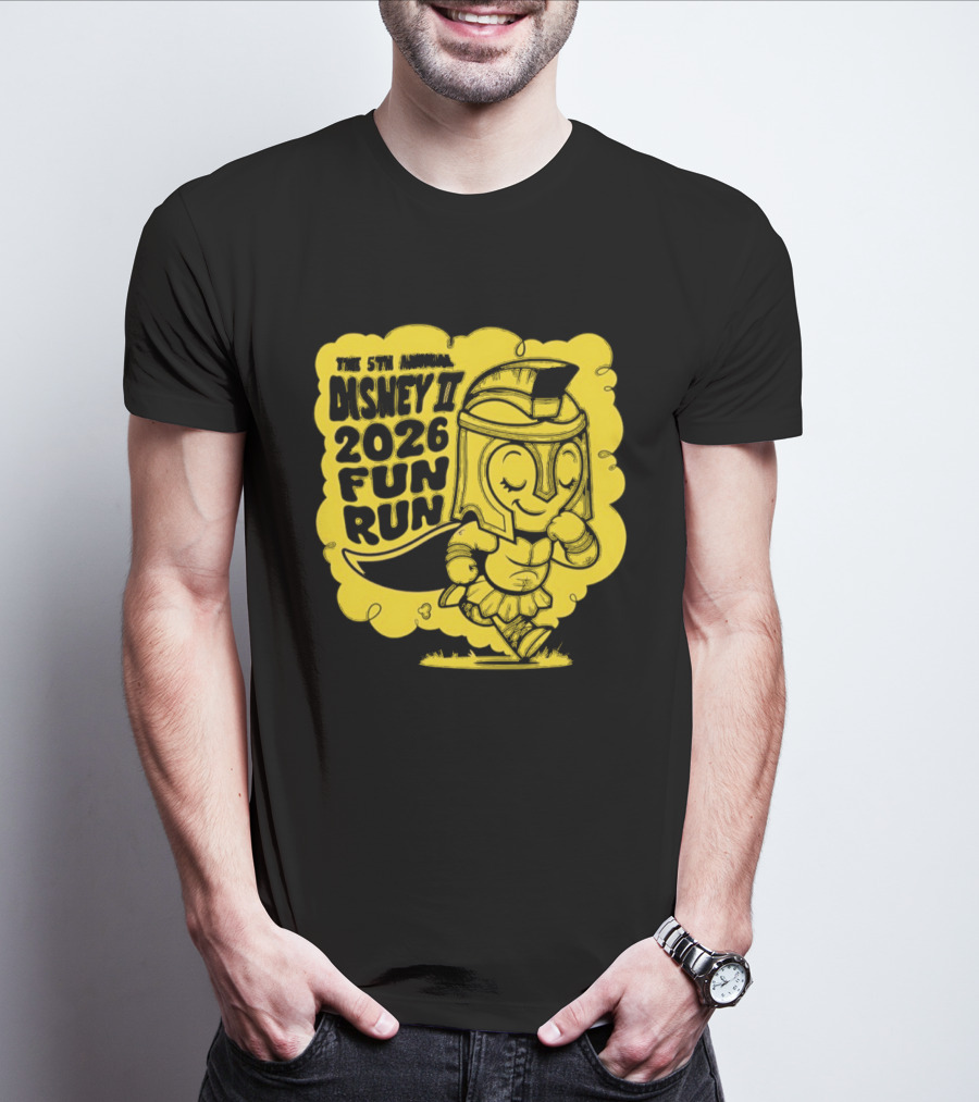The 5th Annual Disney II 2026 Fun Run Harebrained Character Celebration T-Shirt