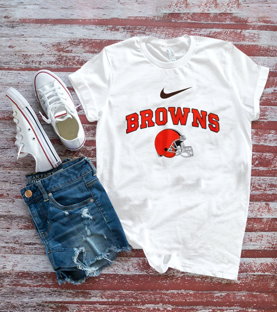 Cleveland Browns Nike Helmet Browns Make Washington Grateful Again Game Day T-Shirt