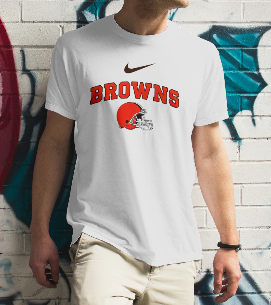 Cleveland Browns Nike Helmet Browns Make Washington Grateful Again Game Day T-Shirt