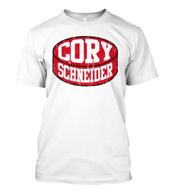 Cory Schneider New Jersey Devils Puck Red T-Shirt