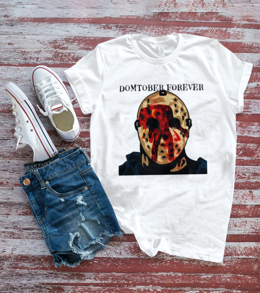 Domtober Forever Jason Voorhees Halloween Mask T-Shirt