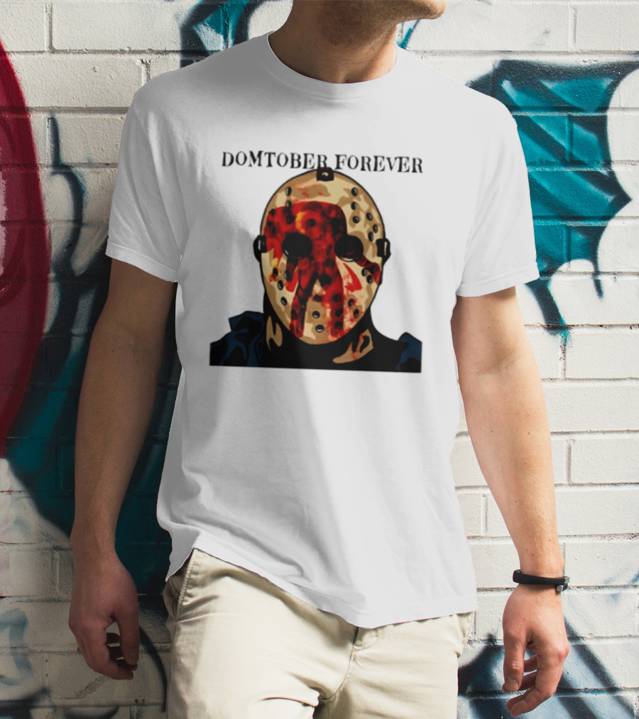 Domtober Forever Jason Voorhees Halloween Mask T-Shirt