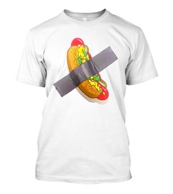 Hot Dog Duct Tape Food Humor T-Shirt