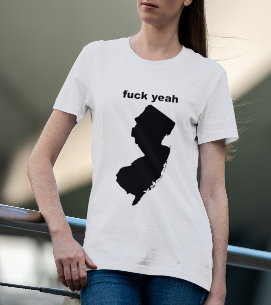 Fuck Yeah New Jersey Map T-Shirt