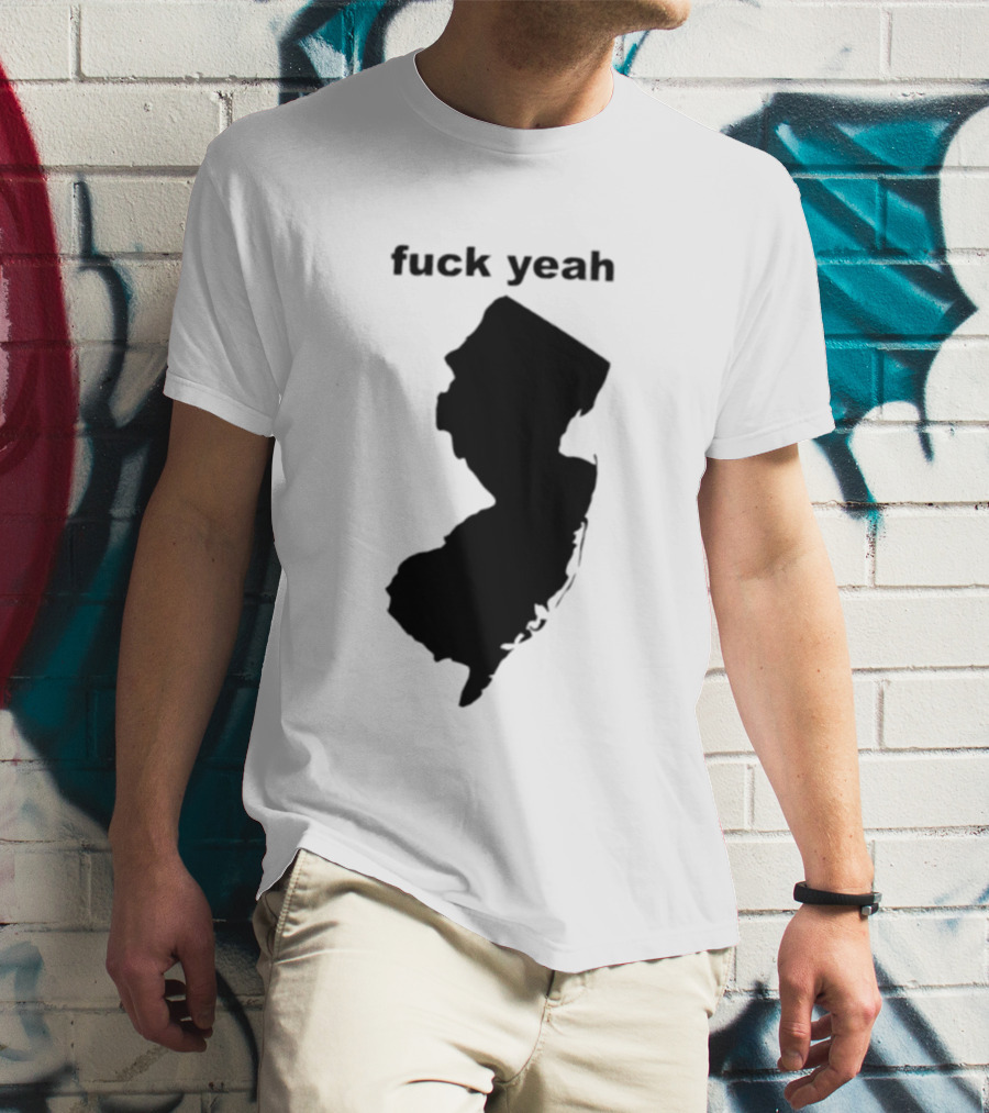 Fuck Yeah New Jersey Map T-Shirt