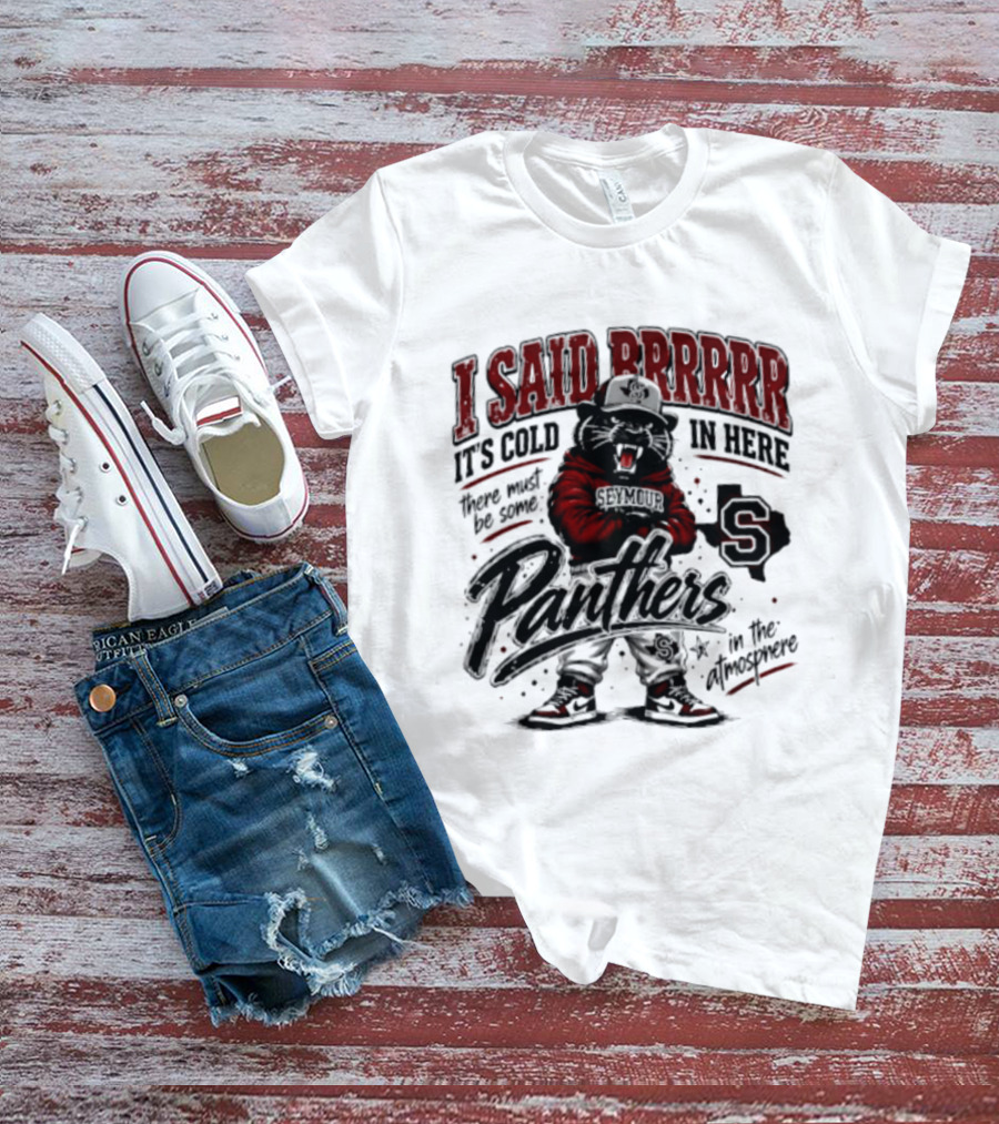 I Said Brrrrr It’s Cold In Here There Must Be Some Panthers In The Atmosphere T-Shirt