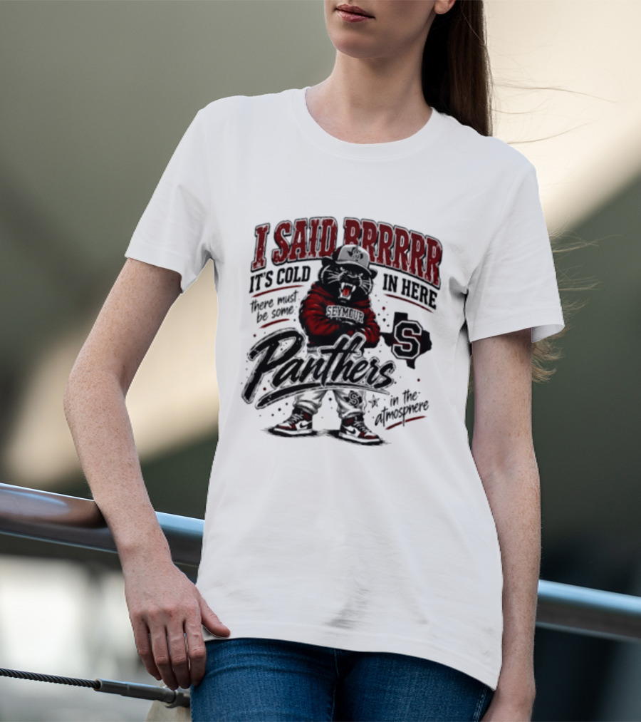 I Said Brrrrr It’s Cold In Here There Must Be Some Panthers In The Atmosphere T-Shirt