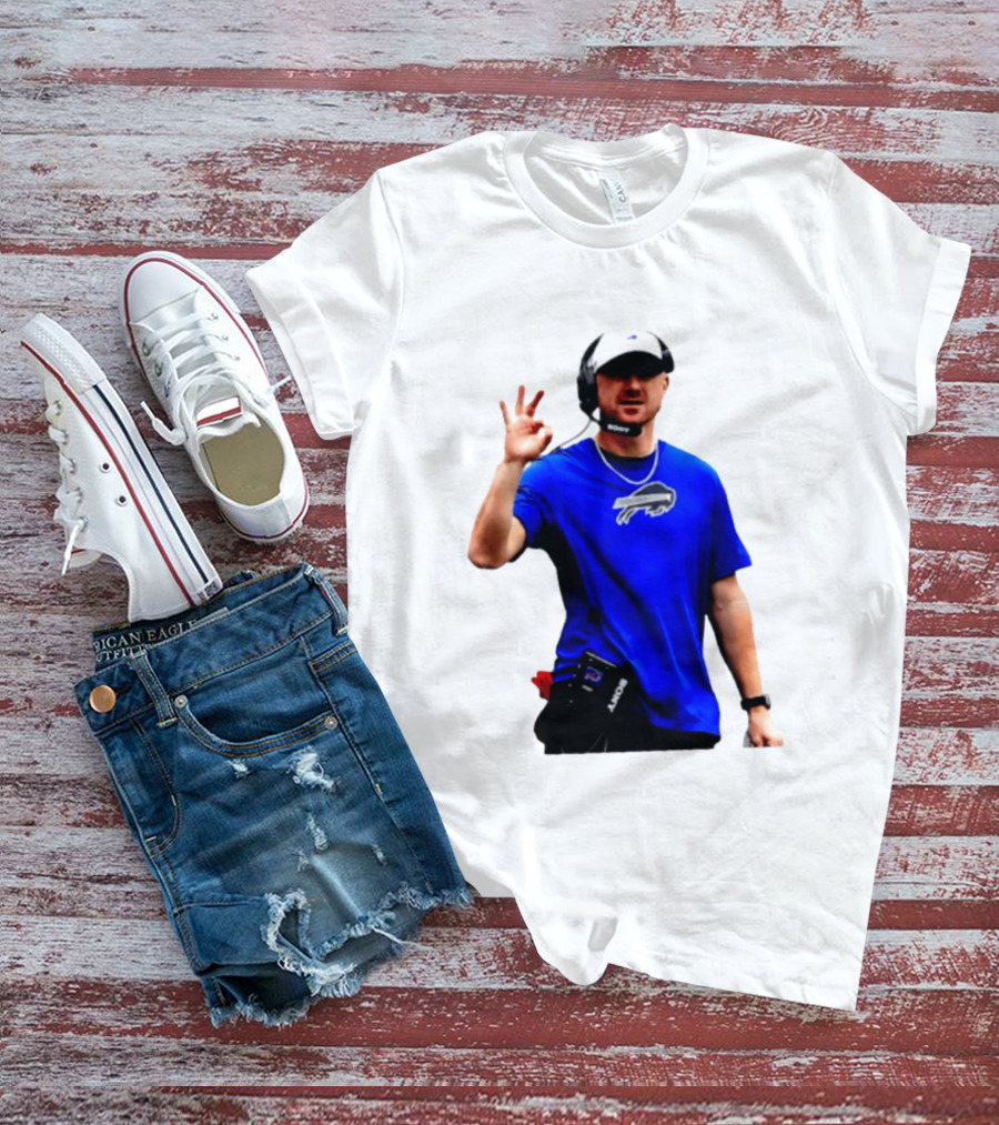 Joe Brady Buffalo Bills Coaching Moments Buffalo T-Shirt