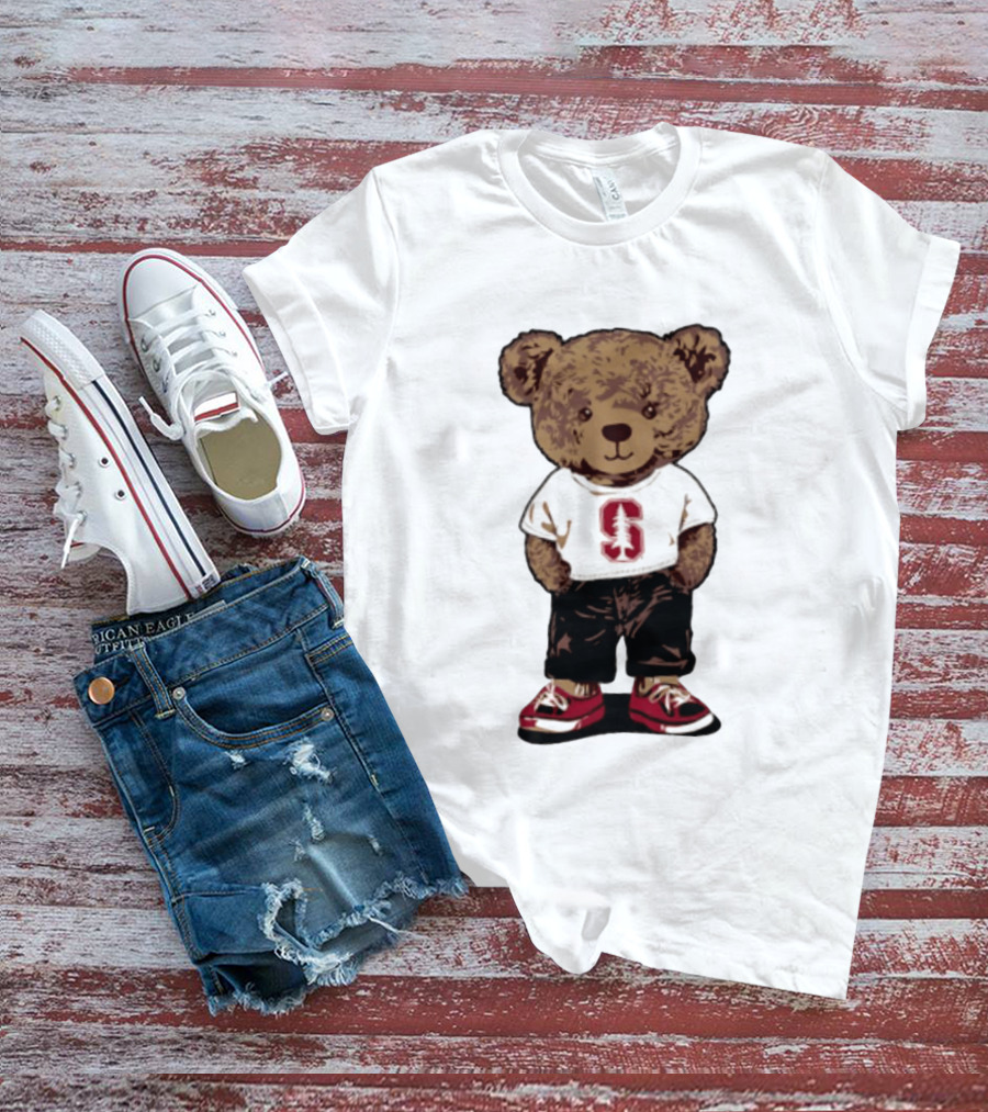 Stanford Cardinal 2026 Teddy Bear NCAA Fan Gear T-Shirt