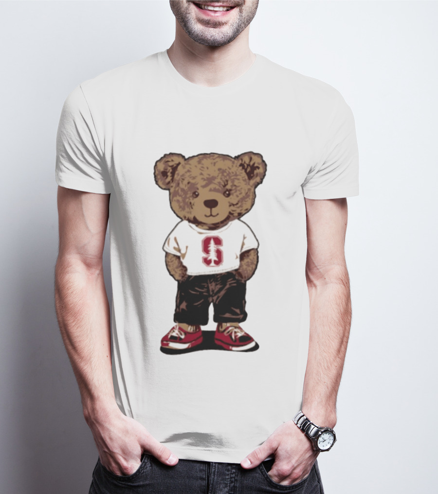 Stanford Cardinal 2026 Teddy Bear NCAA Fan Gear T-Shirt
