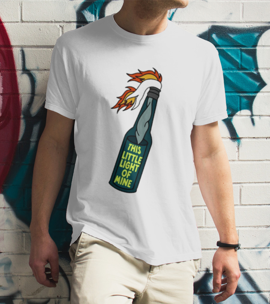 This Little Light Of Mine Molotov Cocktail Flame Bottle T-Shirt