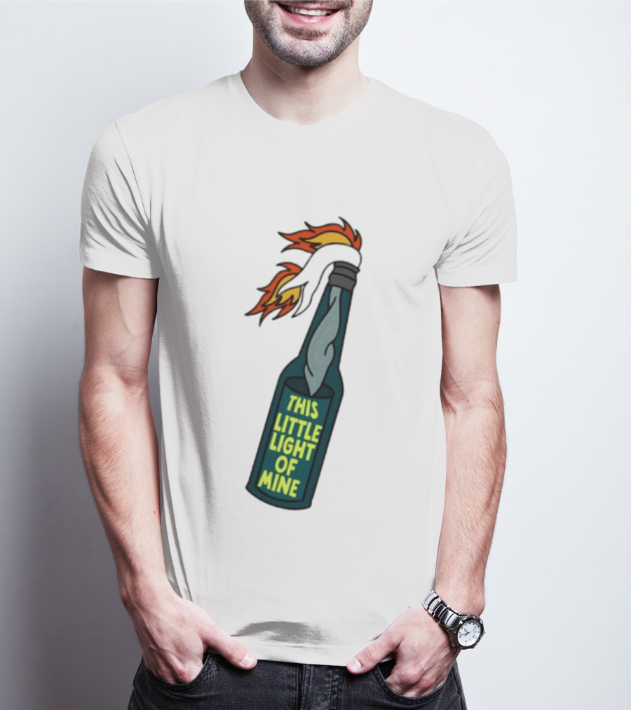 This Little Light Of Mine Molotov Cocktail Flame Bottle T-Shirt