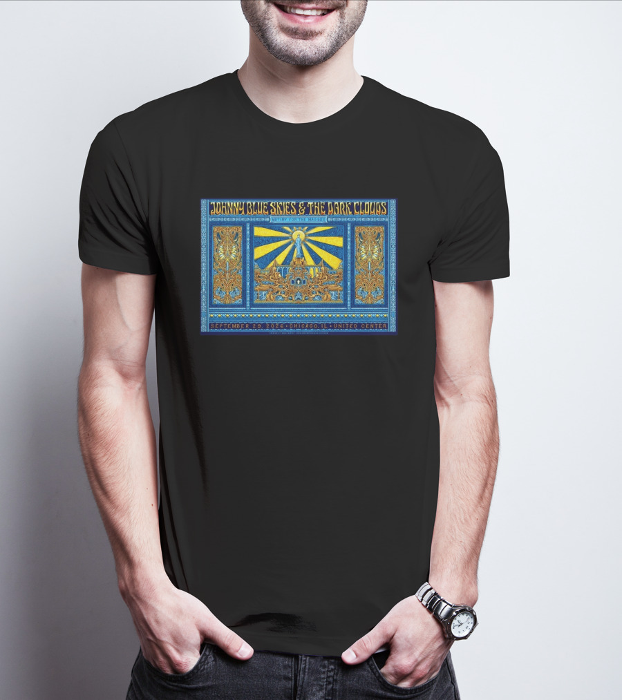 Johnny Blue Skies And The Dark Clouds Mutiny For The Masses Chicago IL 2026 United Center September 29 T-Shirt