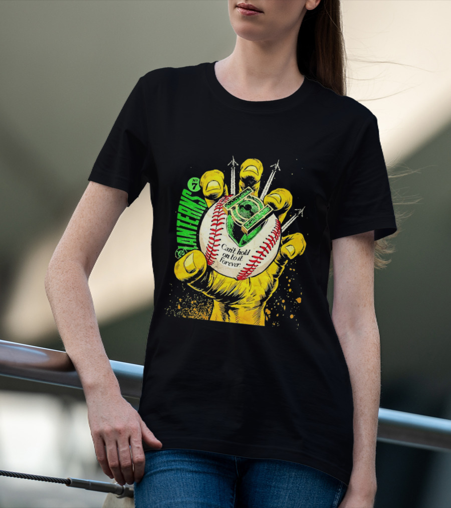 DC Comics Lanterns No 7 Can't Hold On To It Forever Baseball Glove T-Shirt