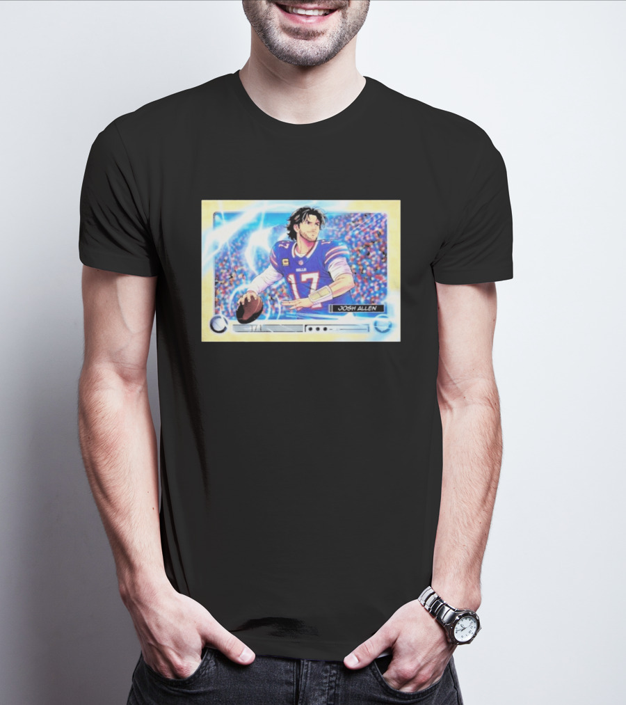 Josh Allen 1 Of 1 Anime Superfractor 2026 Bowman Football Card T-Shirt