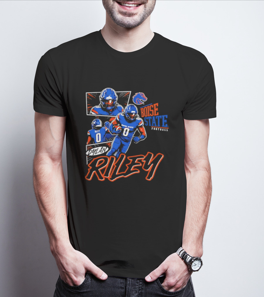 Boise State Broncos Football Riley Comic Book T-Shirt