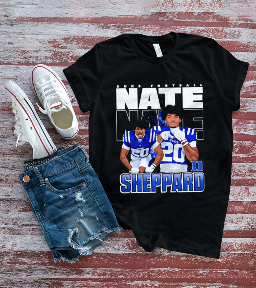 Super Football Nate Sheppard Duke Blue Devils 90s T-Shirt