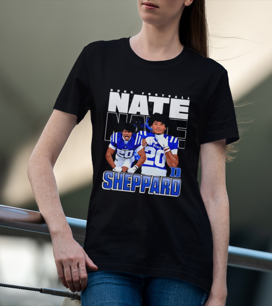 Super Football Nate Sheppard Duke Blue Devils 90s T-Shirt
