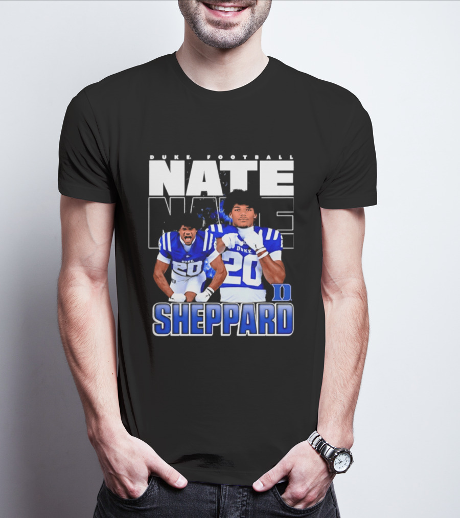 Super Football Nate Sheppard Duke Blue Devils 90s T-Shirt