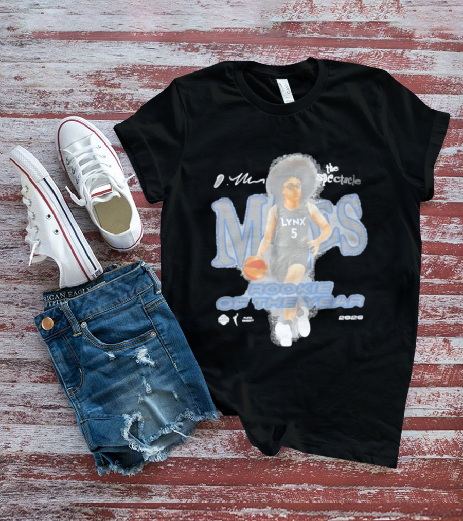 Olivia Miles Minnesota Lynx Playa Society Rookie Of The Year 2026 T-Shirt