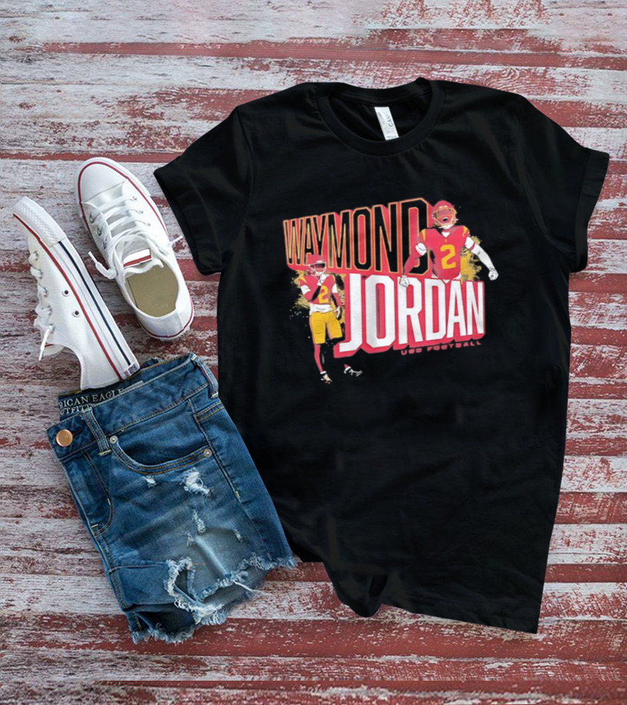 Waymond Jordan USC Trojans NCAA Football Number 2 T-Shirt