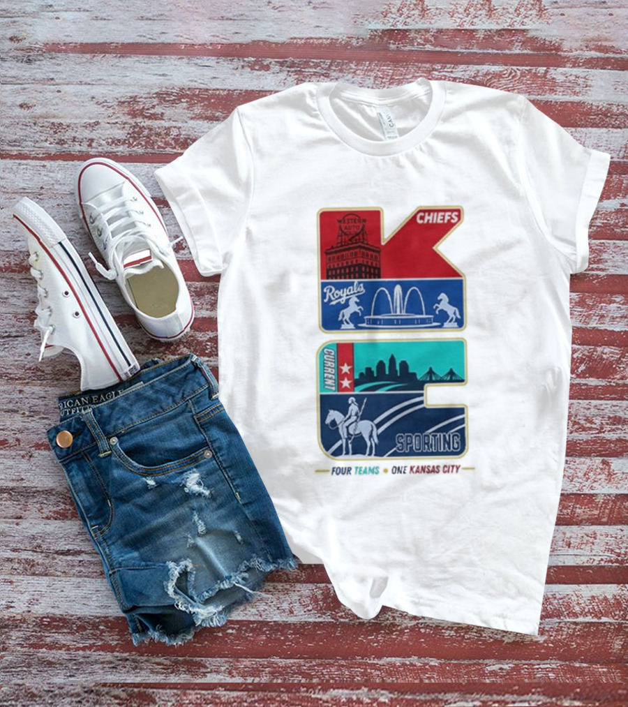 Chiefs Royals Current Sporting Kansas City Western Auto T-Shirt