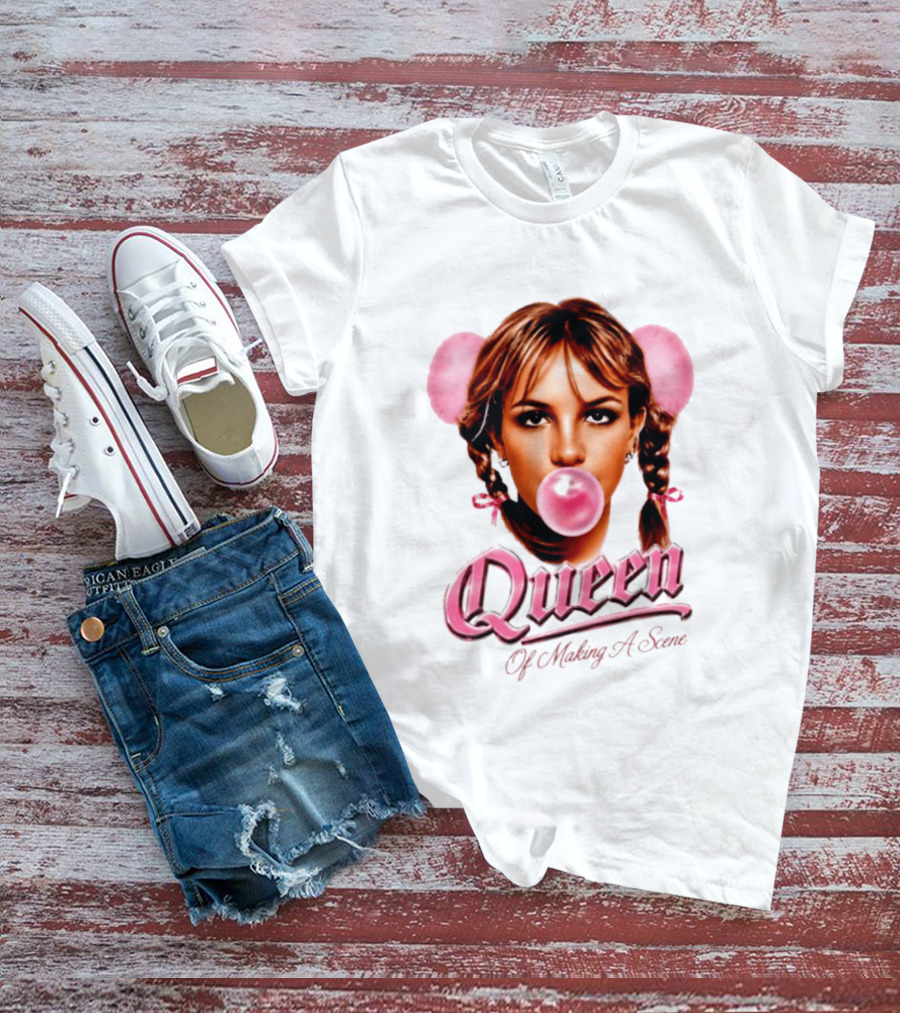 Britney Spears Queen Bubblegum Pop Princess Scene T-Shirt
