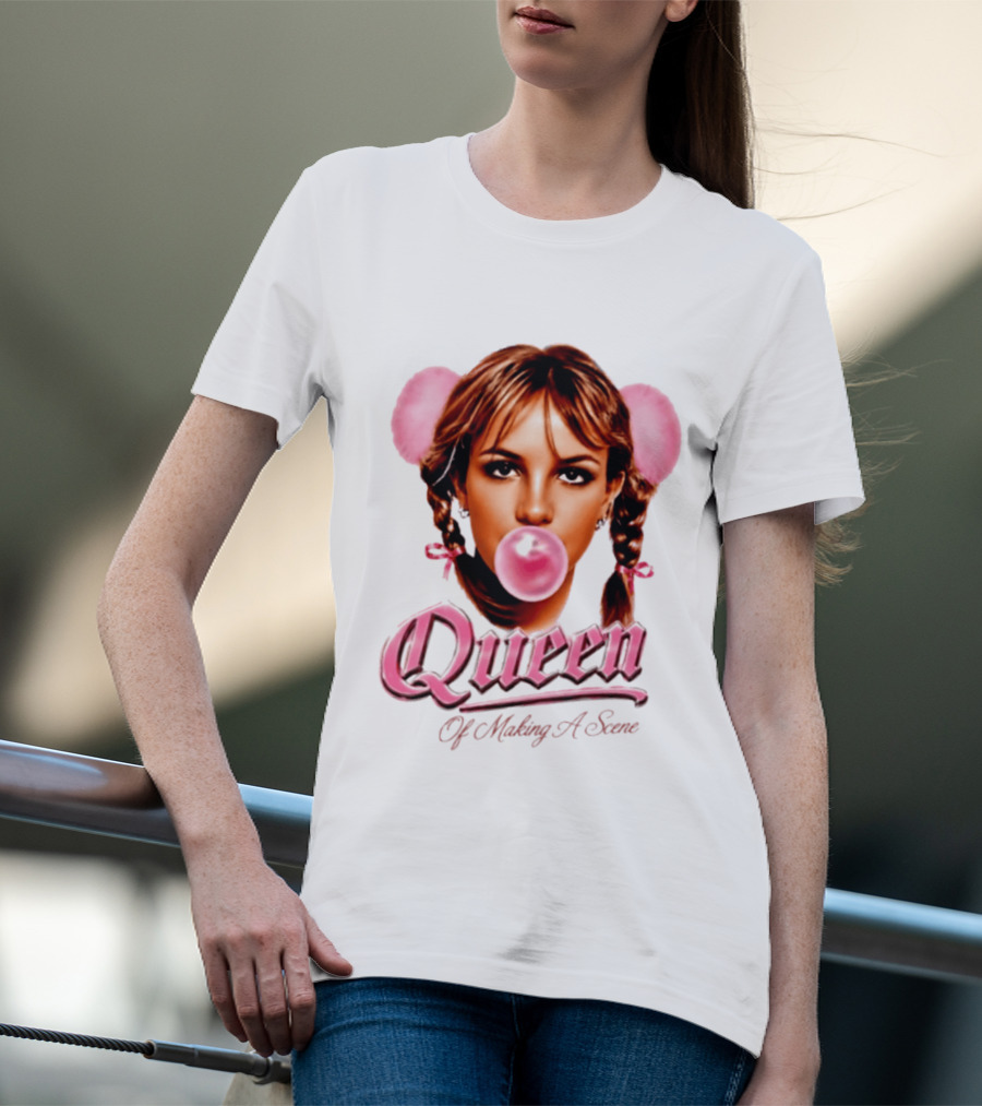 Britney Spears Queen Bubblegum Pop Princess Scene T-Shirt