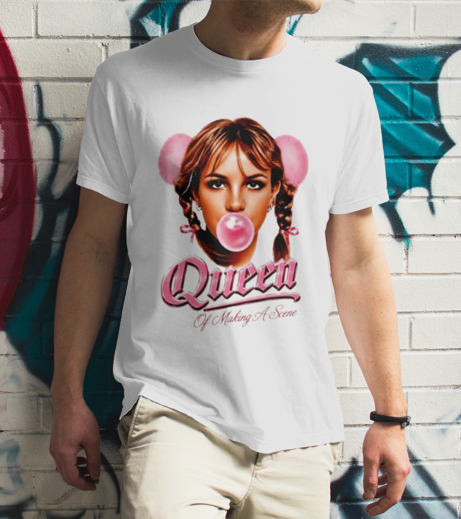 Britney Spears Queen Bubblegum Pop Princess Scene T-Shirt