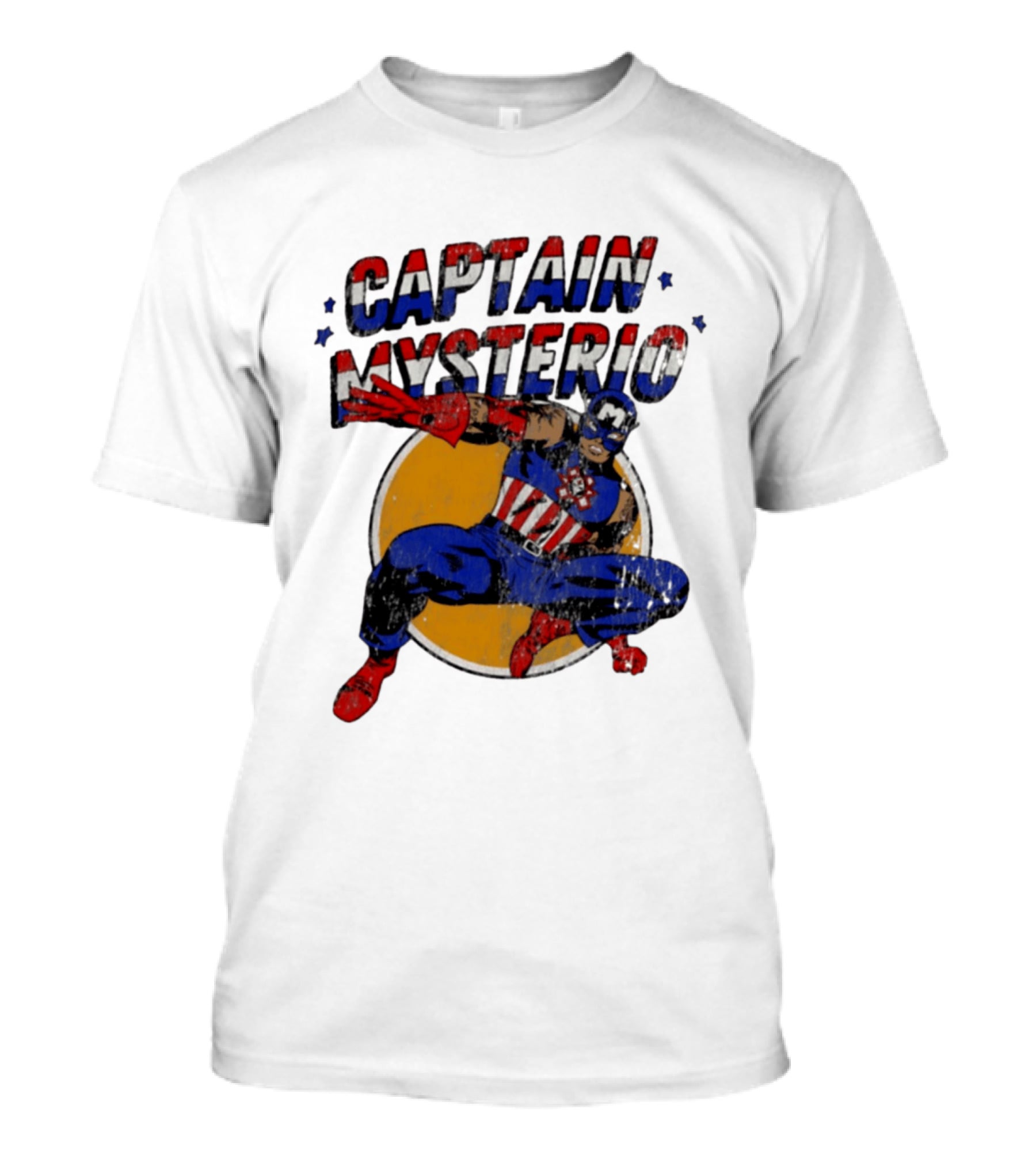 Captain Mysterio Lucha Libre Marvel Comics Mashup T-Shirt