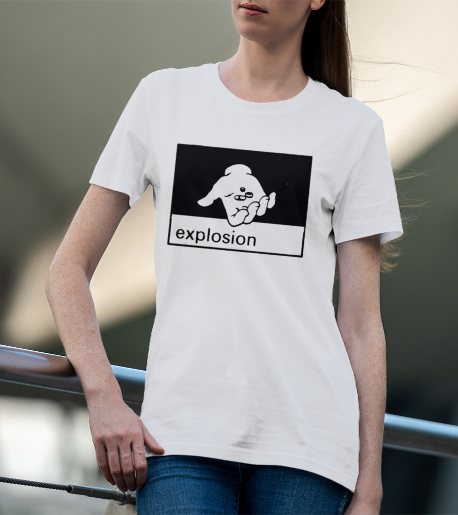 Explosion Hand Holding Pills Medication T-Shirt