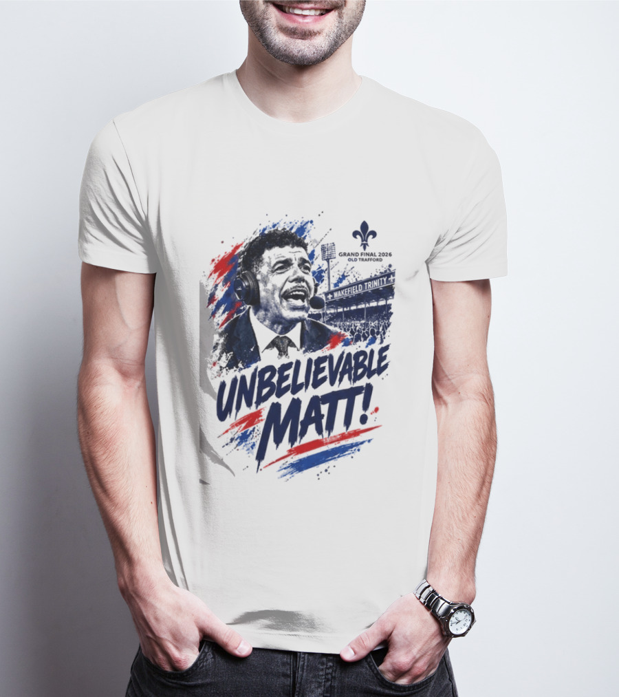 Grand Final 2026 Unbelievable Matt Fleur De Lis Stadium Announcer T-Shirt