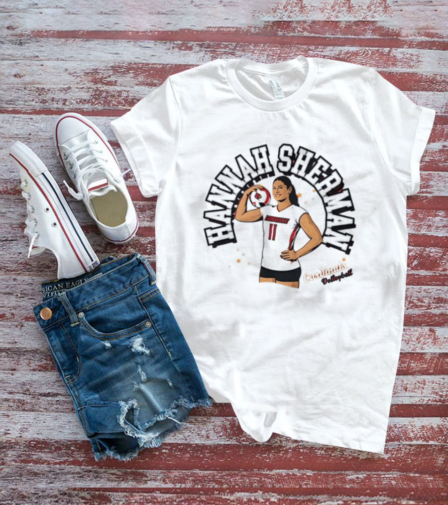 Hannah Sherman Louisville Cardinals Volleyball NCAA T-Shirt