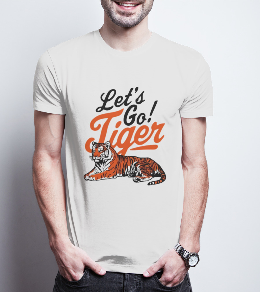 Let's Go Tiger Cincinnati Bengals Football Fan Gear T-Shirt