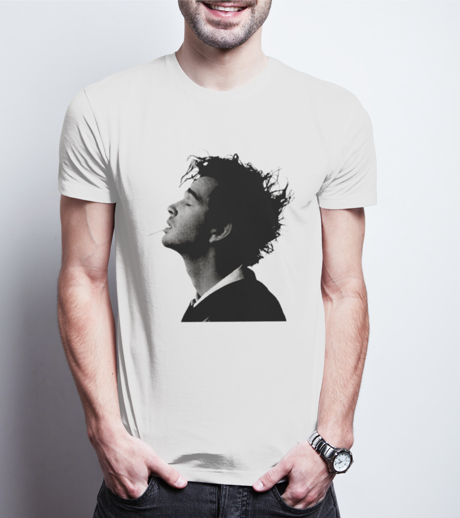 Matty Healy The 1975 Indie Rock Alternative Silhouette Smoking T-Shirt
