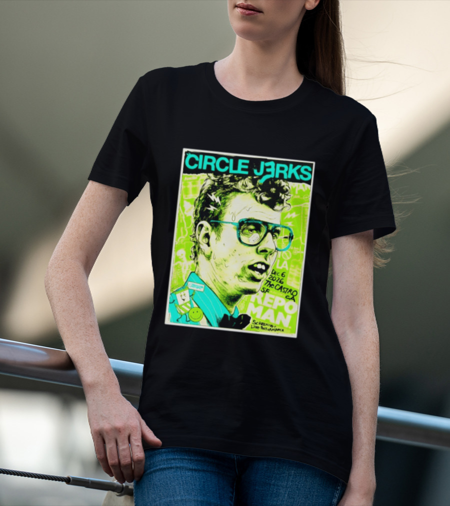 Circle Jerks Repo Man Screening Dec 6 2026 The Castro SF Live Performance T-Shirt