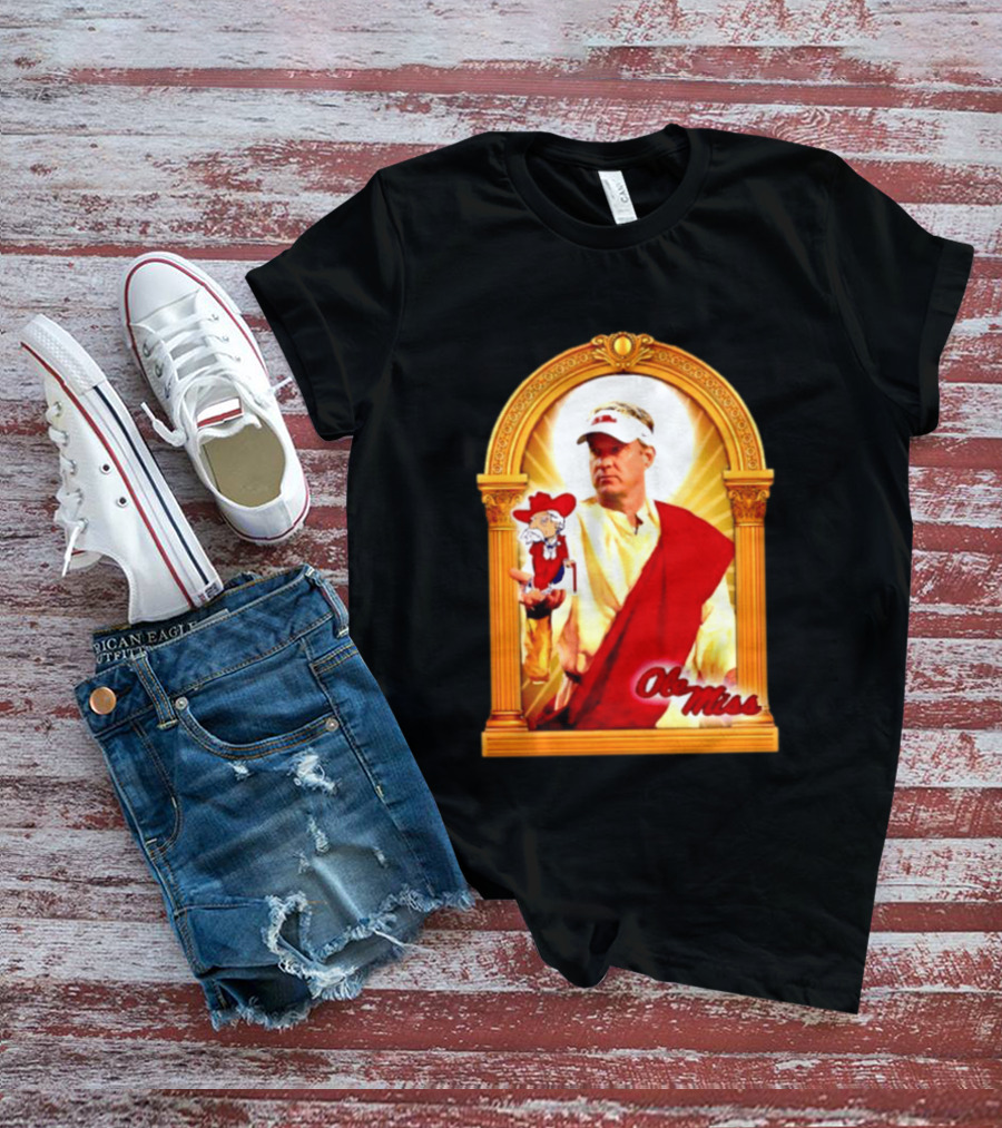 Lane Kiffin Ole Miss Colonel Reb Archway T-Shirt