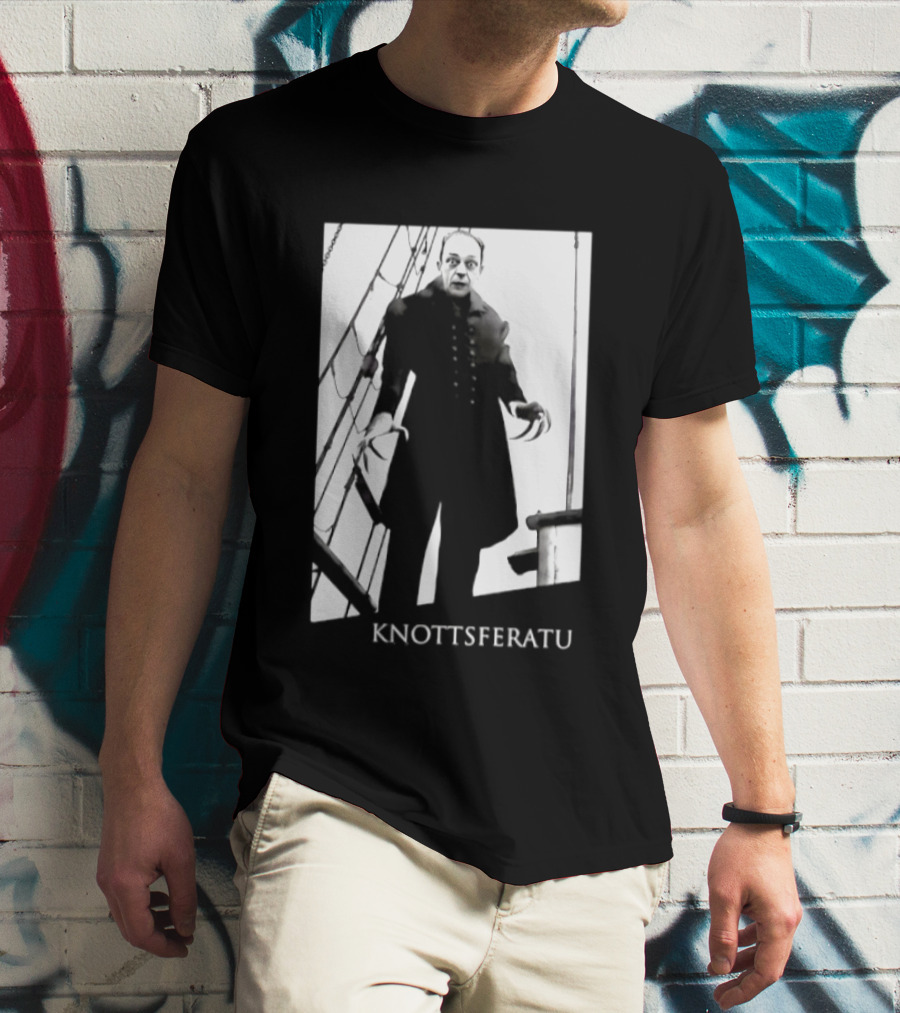 Don Knotts Knottsferatu Nosferatu Horror Comedy Mashup T-Shirt
