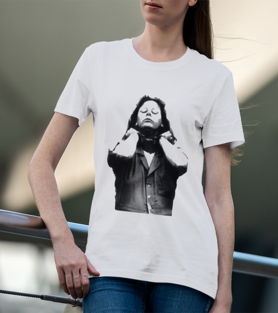Aileen Wuornos Monochrome Shot Style Image T-Shirt