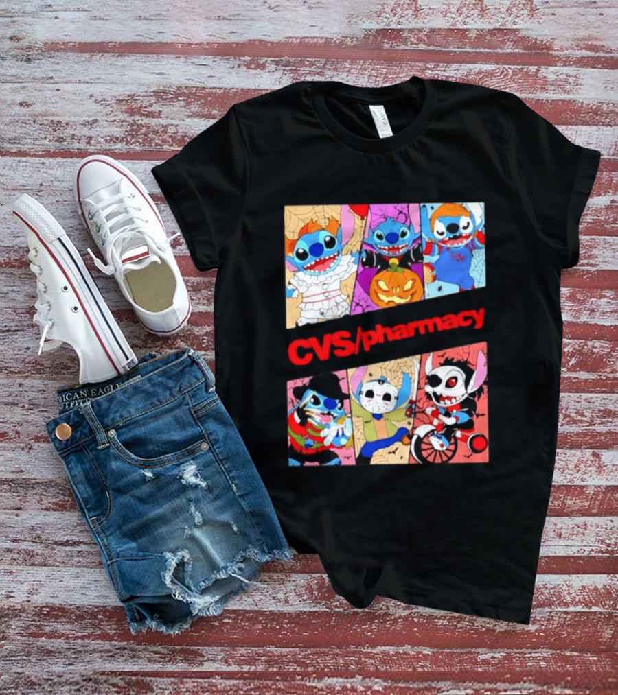 Stitch Horror Halloween CVS Pharmacy 2026 Movie T-Shirt